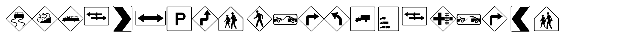 PIXymbols Highway Signs image
